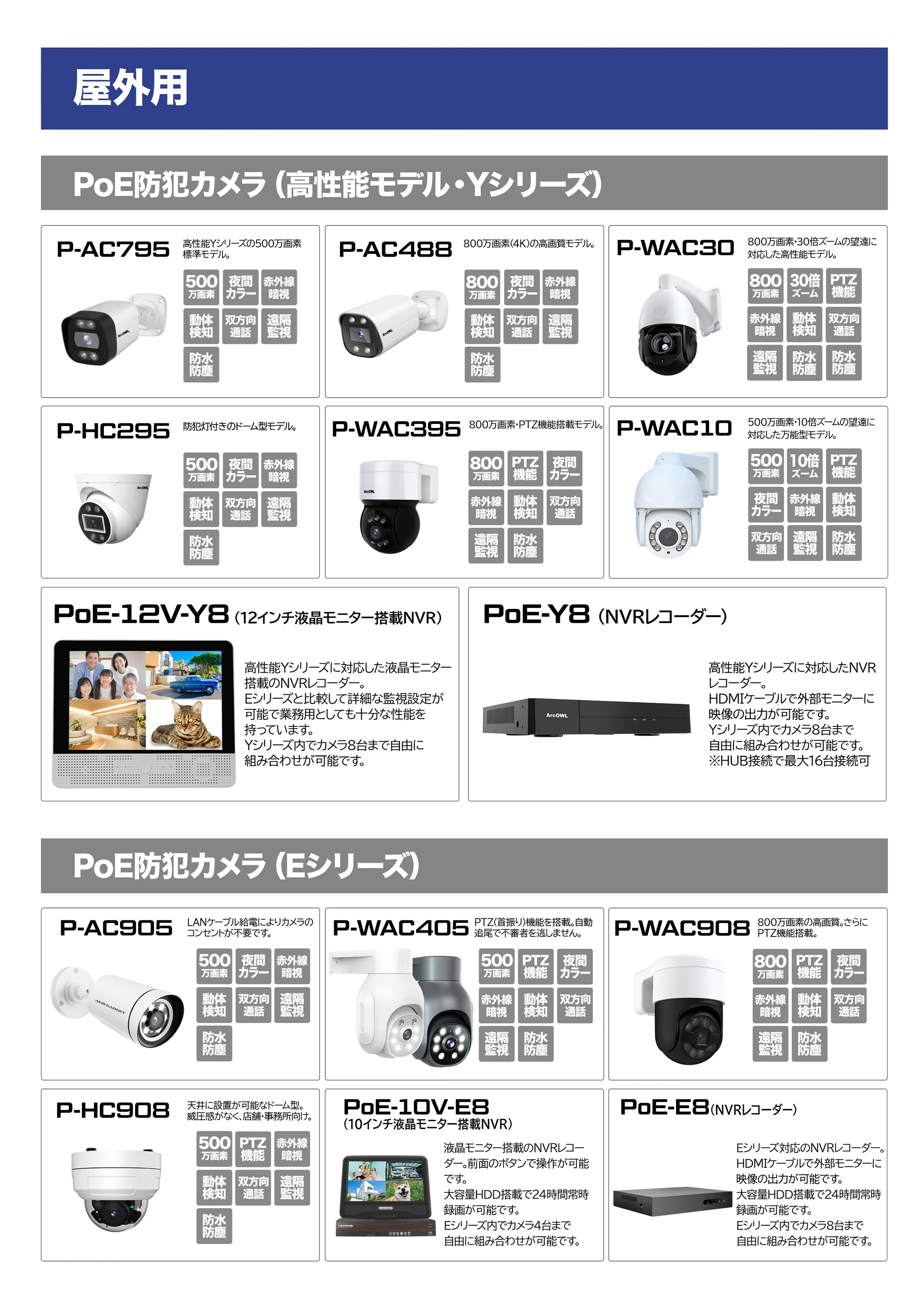 商品カタログ P2（防犯カメラ 1）