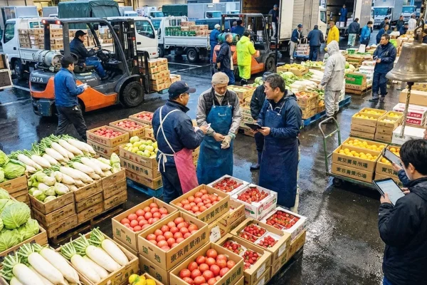 流通を止めない市場向け防犯対策